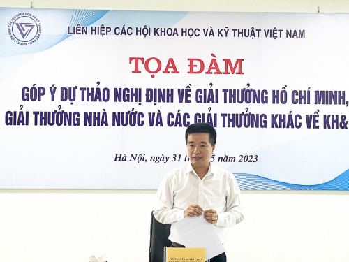 Cần bổ sung các tiêu chí xét tặng Giải thưởng Hồ Chí minh và Giải thưởng Nhà nước